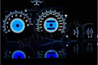 Mitsubishi 3000 GT GTO светодиодные шкалы (циферблаты) на панель приборов