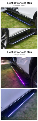 Range Rover Velar (17-) выдвижные электропороги с LED подсветкой