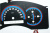 Nissan Titan и Armada светодиодные шкалы (циферблаты) на панель приборов - дизайн 1