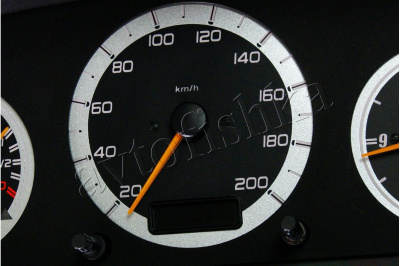Volkswagen LT 1997-2004 дорестайл светодиодные шкалы (циферблаты) на панель приборов - дизайн 2