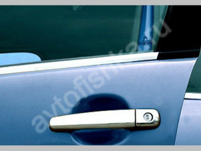 Citroen Berlingo (09.2008-) накладки на ручки дверей из нержавеющей стали, 4 шт.