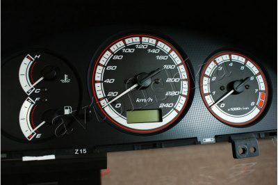 Mazda 626 GF (97-01) светодиодные шкалы (циферблаты) на панель приборов