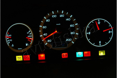 Volkswagen LT 1997-2004 дорестайл светодиодные шкалы (циферблаты) на панель приборов - дизайн 2
